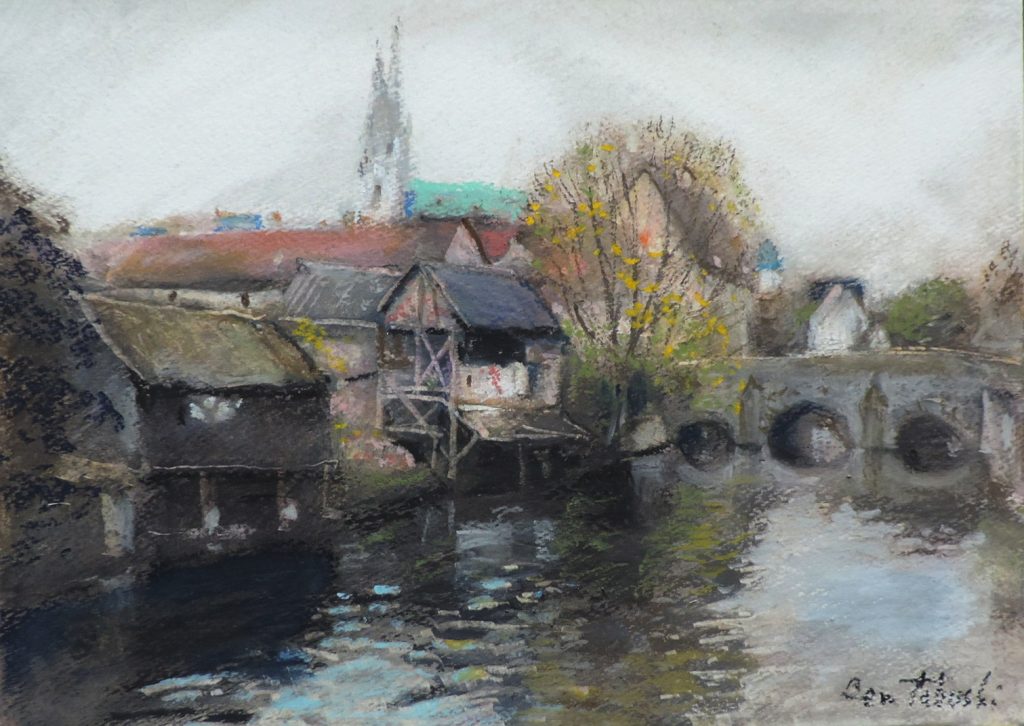 「田伏 勉 クレパス画展」15日から！ OKA ART GALLERY